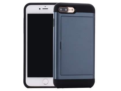 Impact Case with Card Pocket for iPhone 8 Plus/7 Plus - Midnight Blue