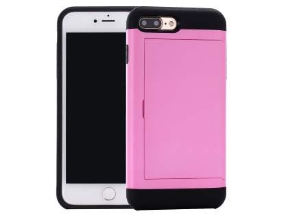 Impact Case with Card Pocket for iPhone 8 Plus/7 Plus - Pink