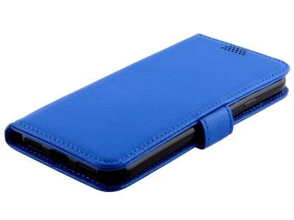 Slim Synthetic Leather Wallet Case with Stand for Google Pixel - Blue