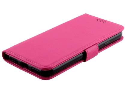 Slim Synthetic Leather Wallet Case with Stand for Google Pixel - Pink