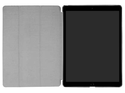Premium Slim Synthetic Leather Flip Case with Stand for iPad Pro 12.9 - 2017 (2nd Gen) - Black