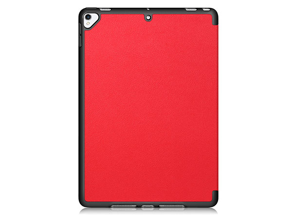 Synthetic Leather Flip Case with Stand for iPad Pro 10.5 - Red