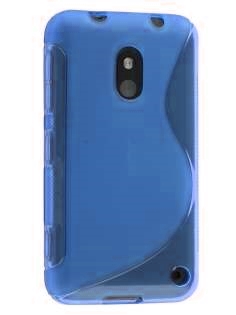 Wave Case for Nokia Lumia 620 - Frosted Blue/Blue Soft Cover