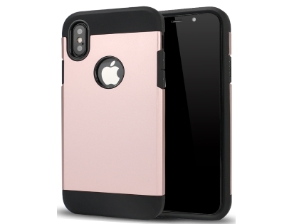 Impact Case for Apple iPhone Xs/X - Rose Gold/Black