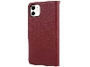 Premium Leather Wallet Case for Apple iPhone 11 - Rosewood Leather Wallet Case