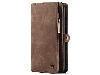 CaseMe 2-in-1 Synthetic Leather Wallet Case for Samsung Galaxy A71 5G - Beige/Tan Leather Wallet Case