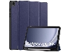 Premium Slim Synthetic Leather Flip Case with Stand for Samsung Galaxy Tab A9+ 11 inches - Midnight Blue Leather Flip Case