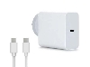 Genuine Samsung 45W USB-C Super Fast Charger with USB-C to USB-C cable - White AC Wall Charger