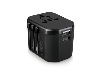 WiWU Universal Overseas Travel Adapter 2 USB-A - Black Charger