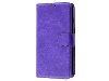 Slim Synthetic Leather Wallet Case with Stand for Apple iPhone 8 Plus - Purple Leather Wallet Case